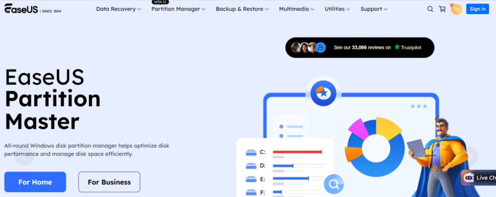 EaseUS-Homepage