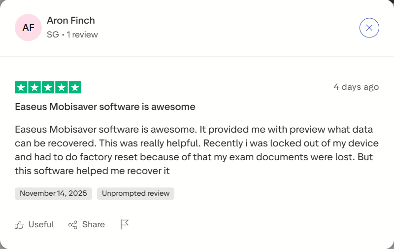 EaseUS Review by Aron Finch